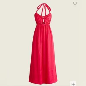 JCREW featherweight satin dress